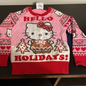 gently used hello kitty 2T holiday sweater